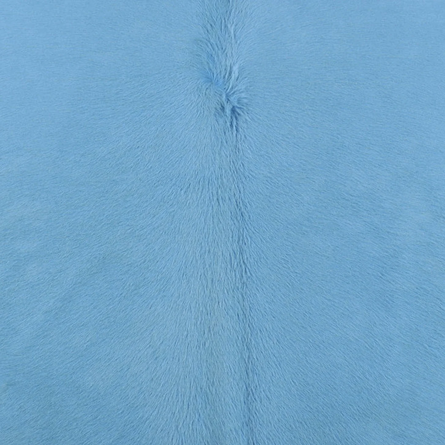 Sea Blue Dyed Cowhide Rug - Image 3