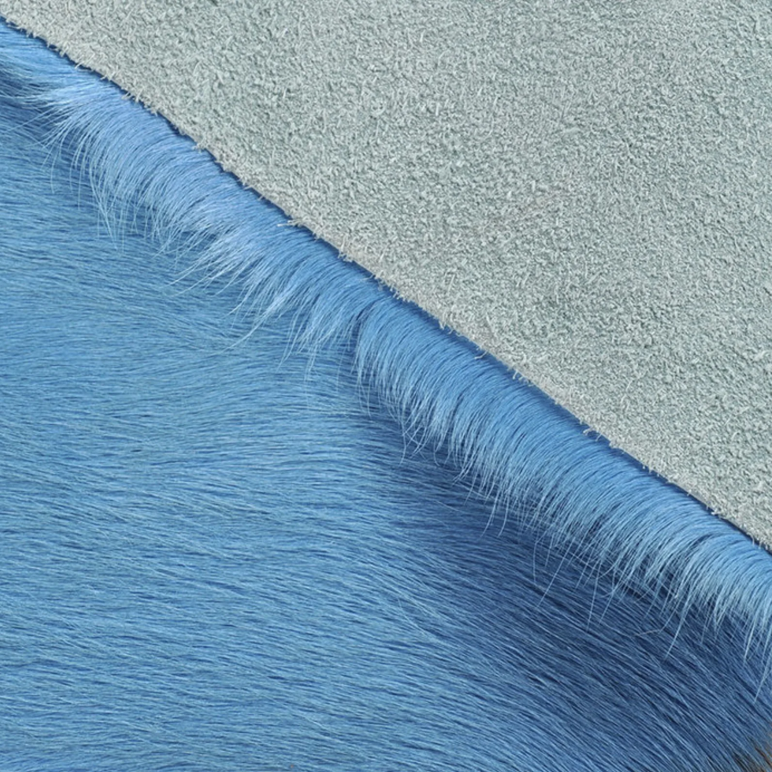 Sea Blue Dyed Cowhide Rug - Image 6