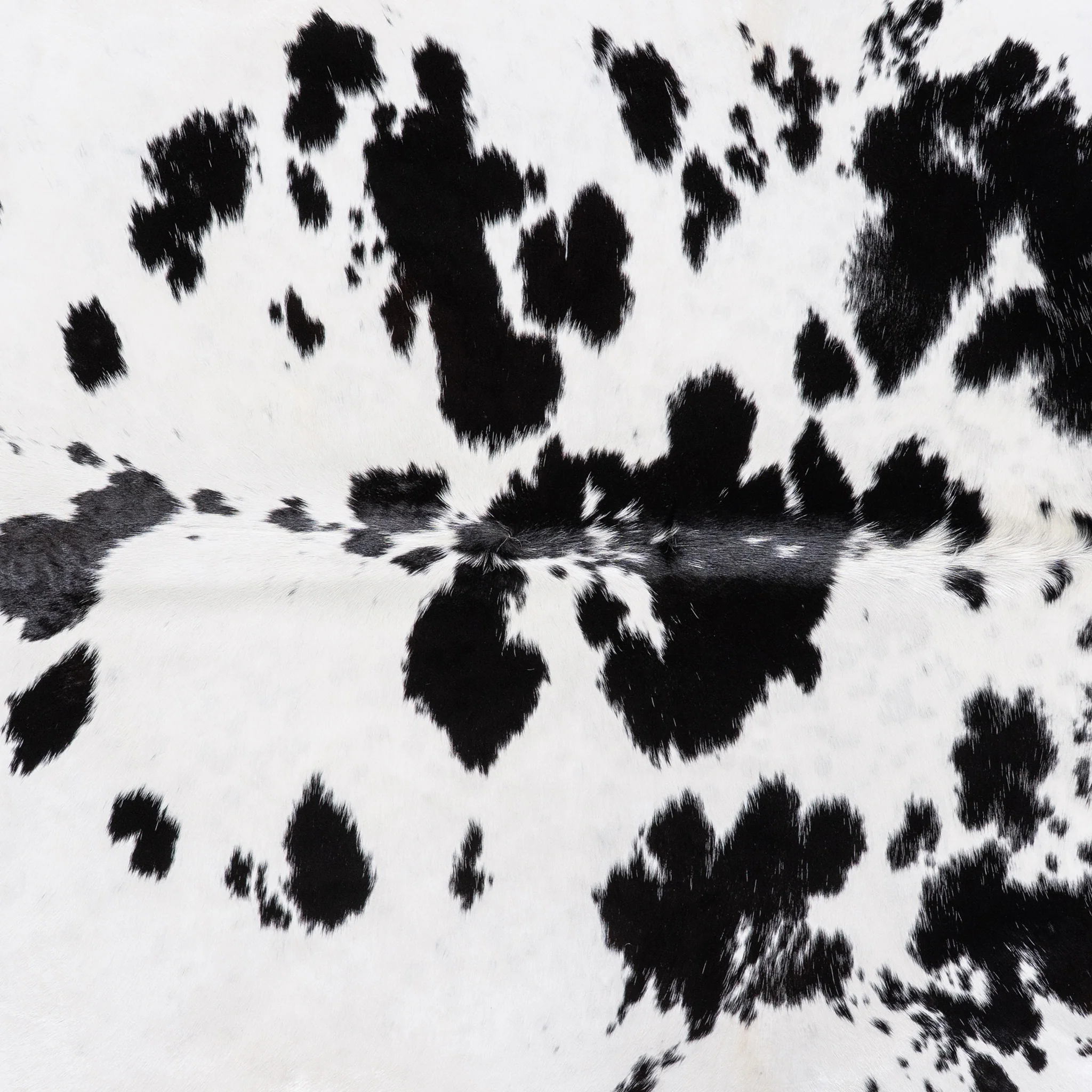 Brazilian Black and White Cowhide Rug Size 7'9" L x 6'3" W 4684 - Image 3