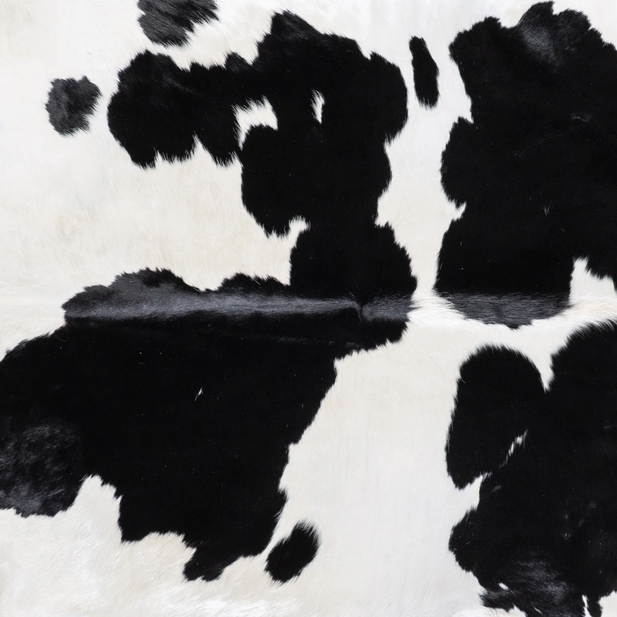 Brazilian Black and White Cowhide Rug Size 7'9" L x 7'7" W 4672 - Image 3