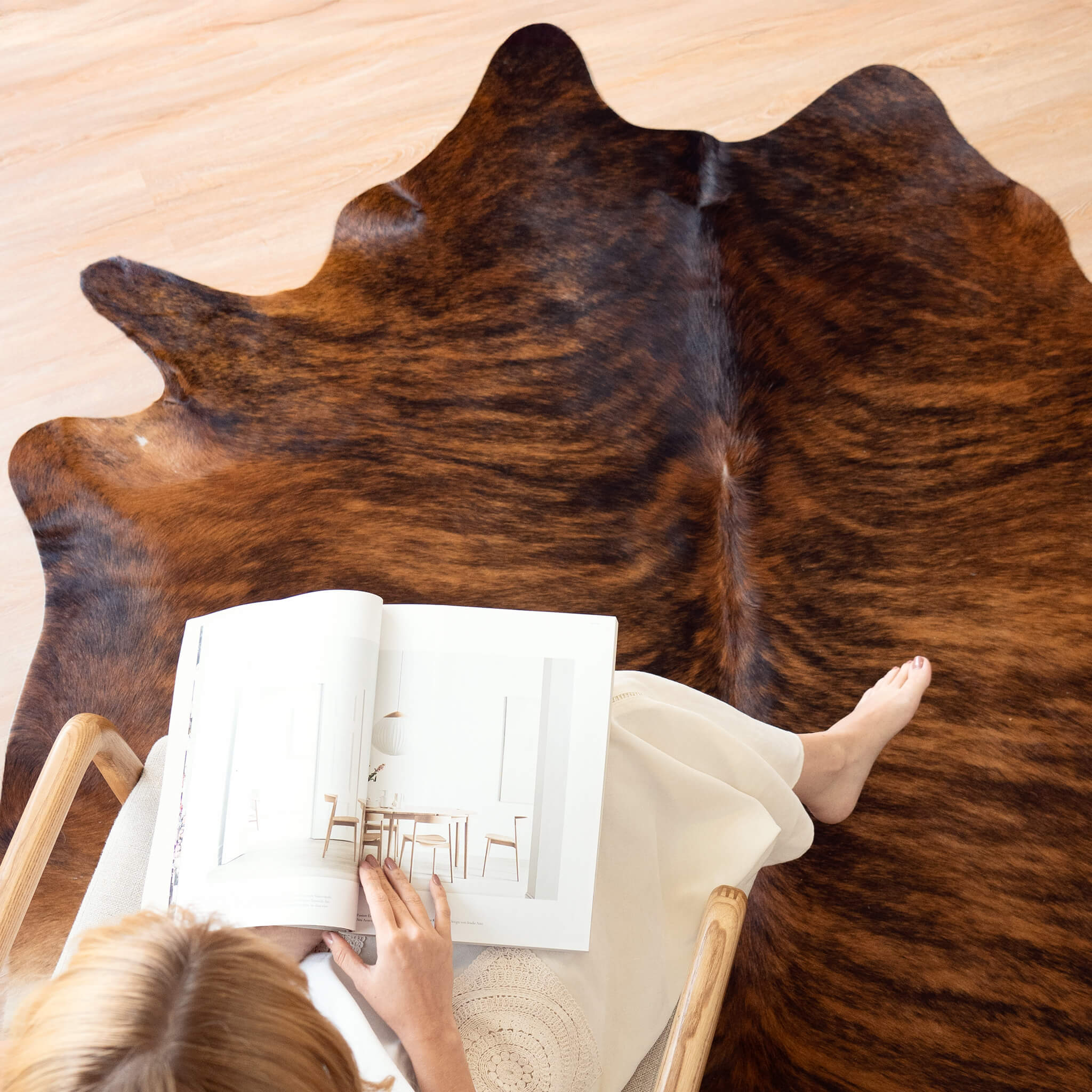 Brindle Cowhide Rug - Image 3