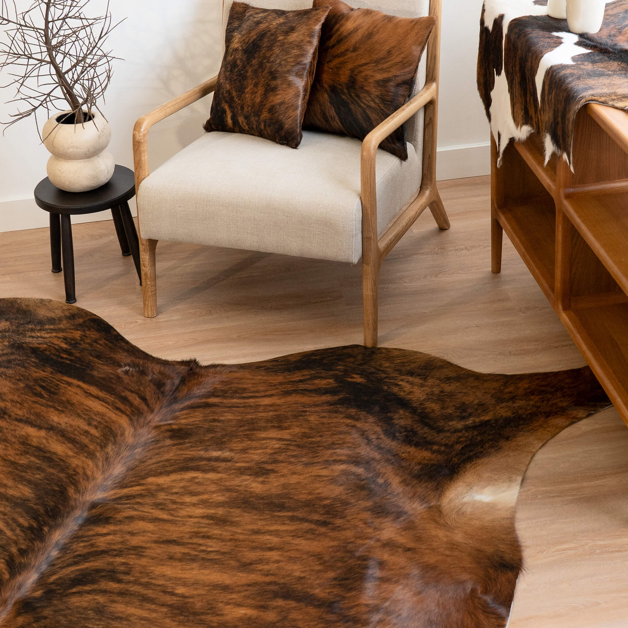 Brindle Cowhide Rug - Image 7