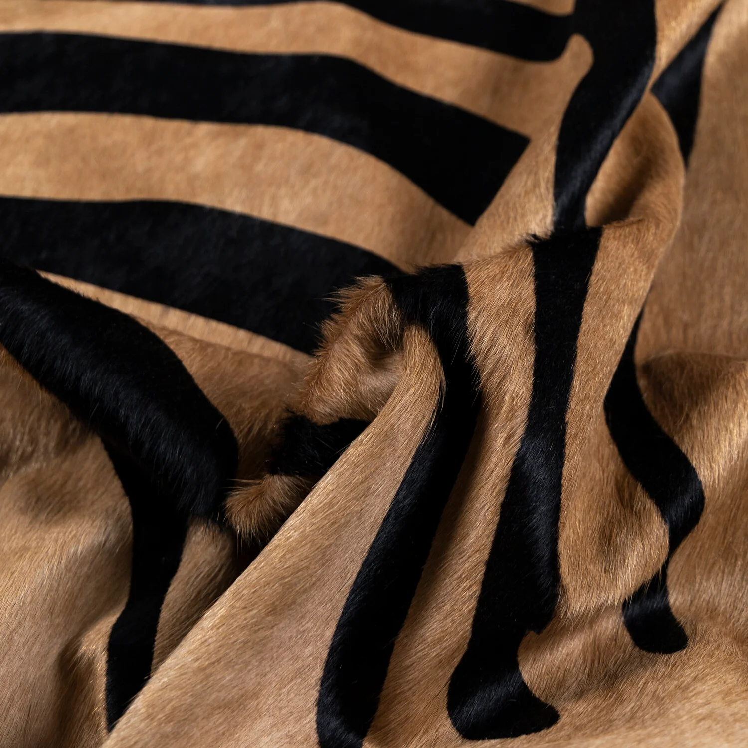 Caramel Zebra Cowhide Rug - Image 3