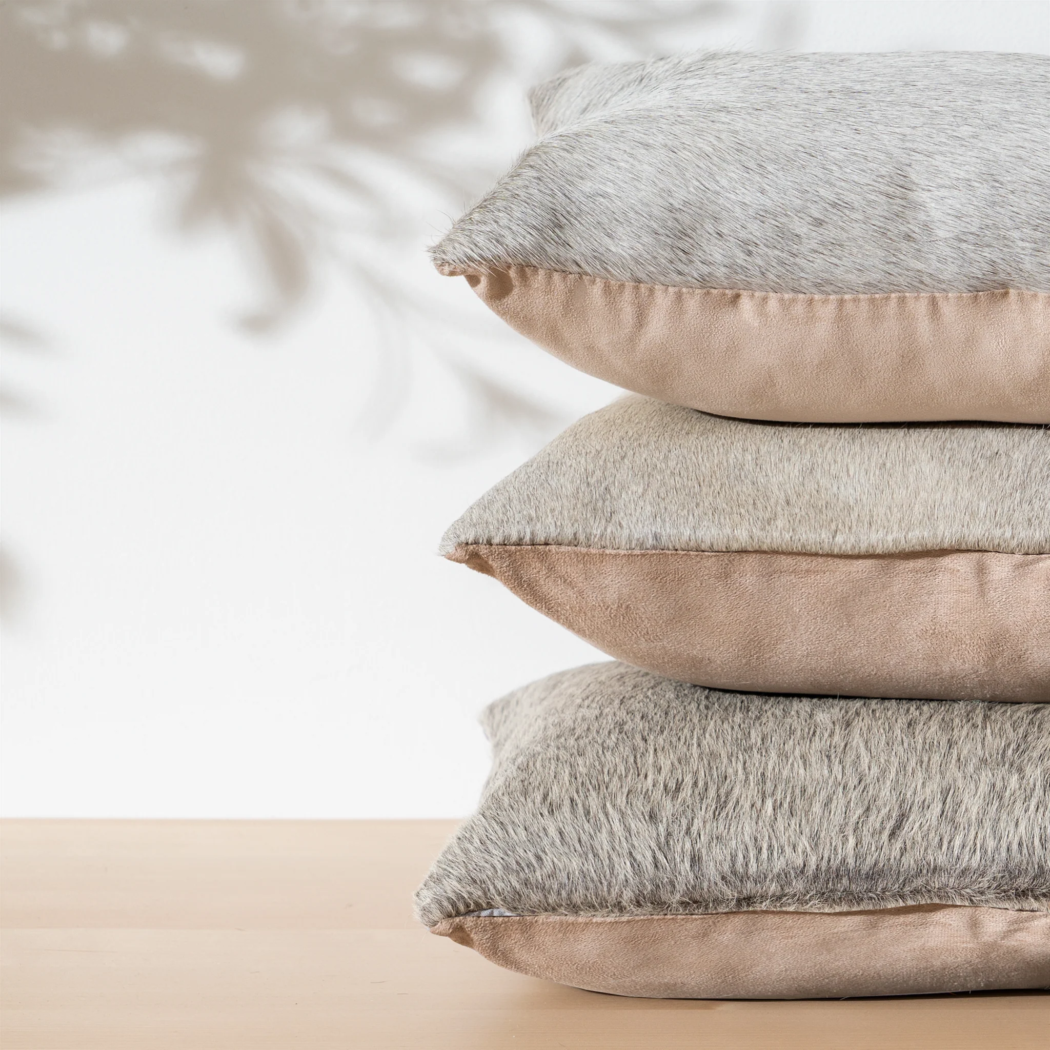 Grey Cowhide Pillow - Image 3