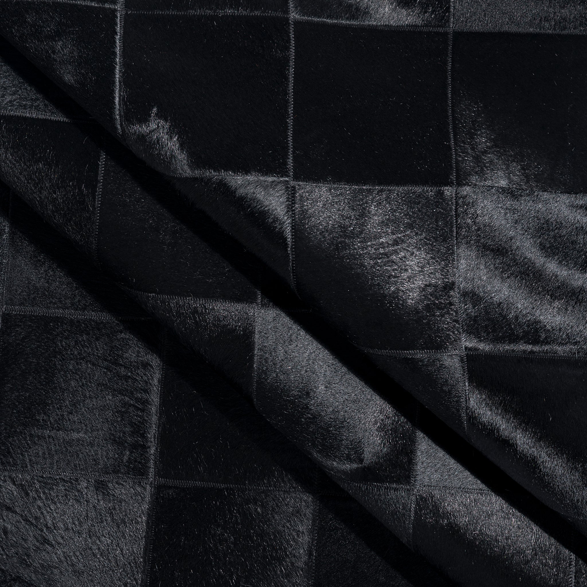 Rhodes Black Cowhide Rug - Image 6