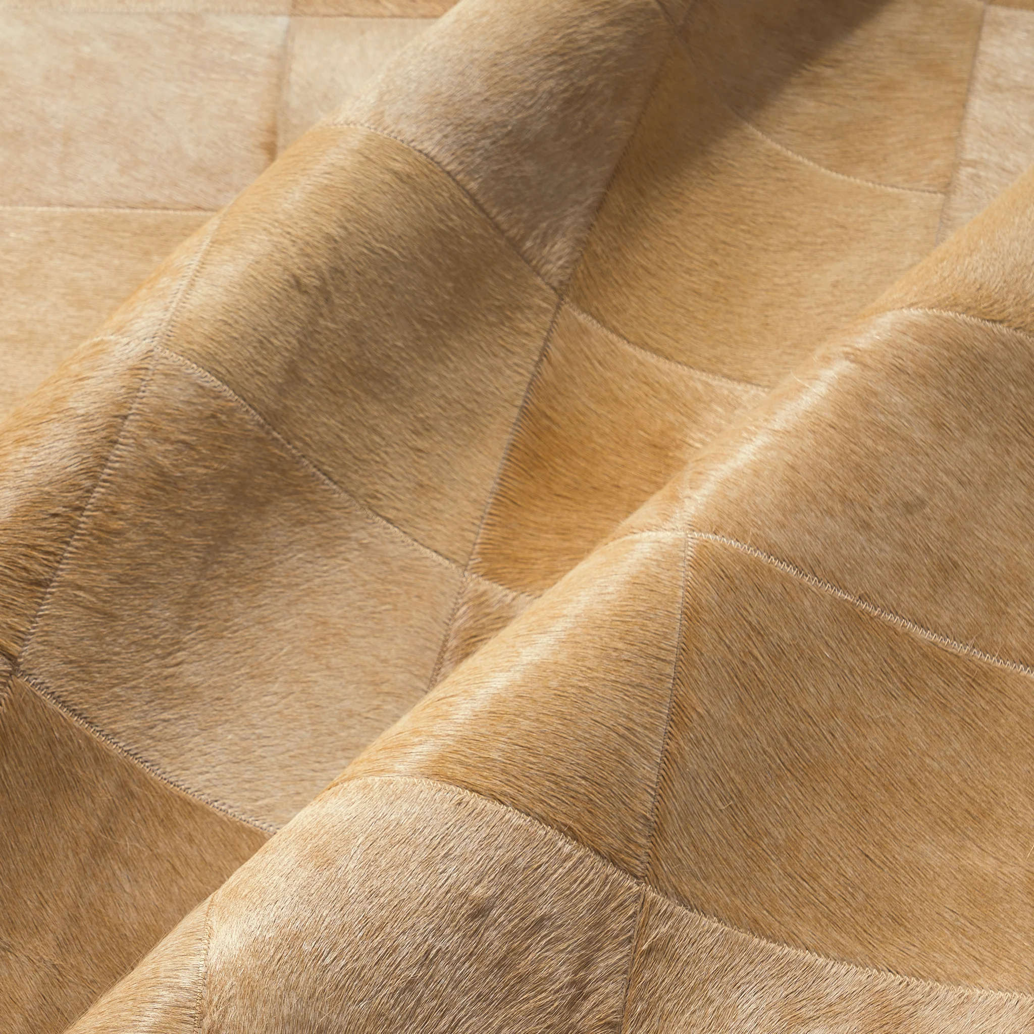 Rhodes Champagne Cowhide Area Rug - Image 6