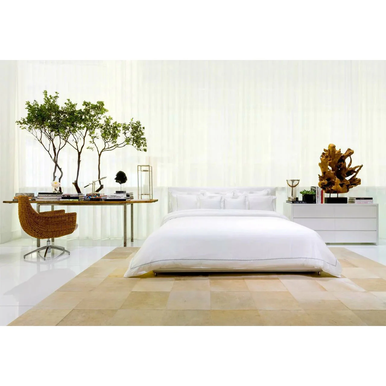 Rhodes Champagne Cowhide Area Rug - Image 7