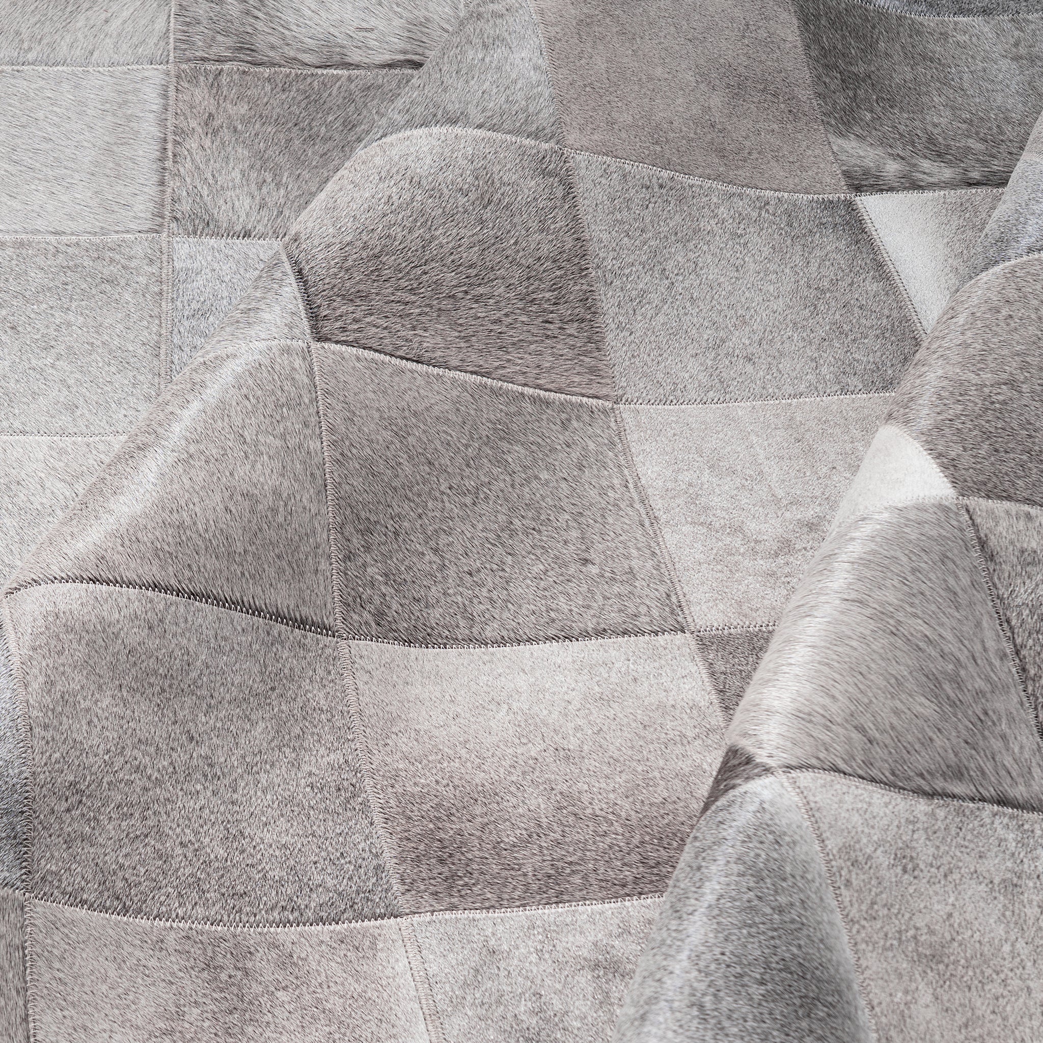 Rhodes Grey Cowhide Rug - Image 5