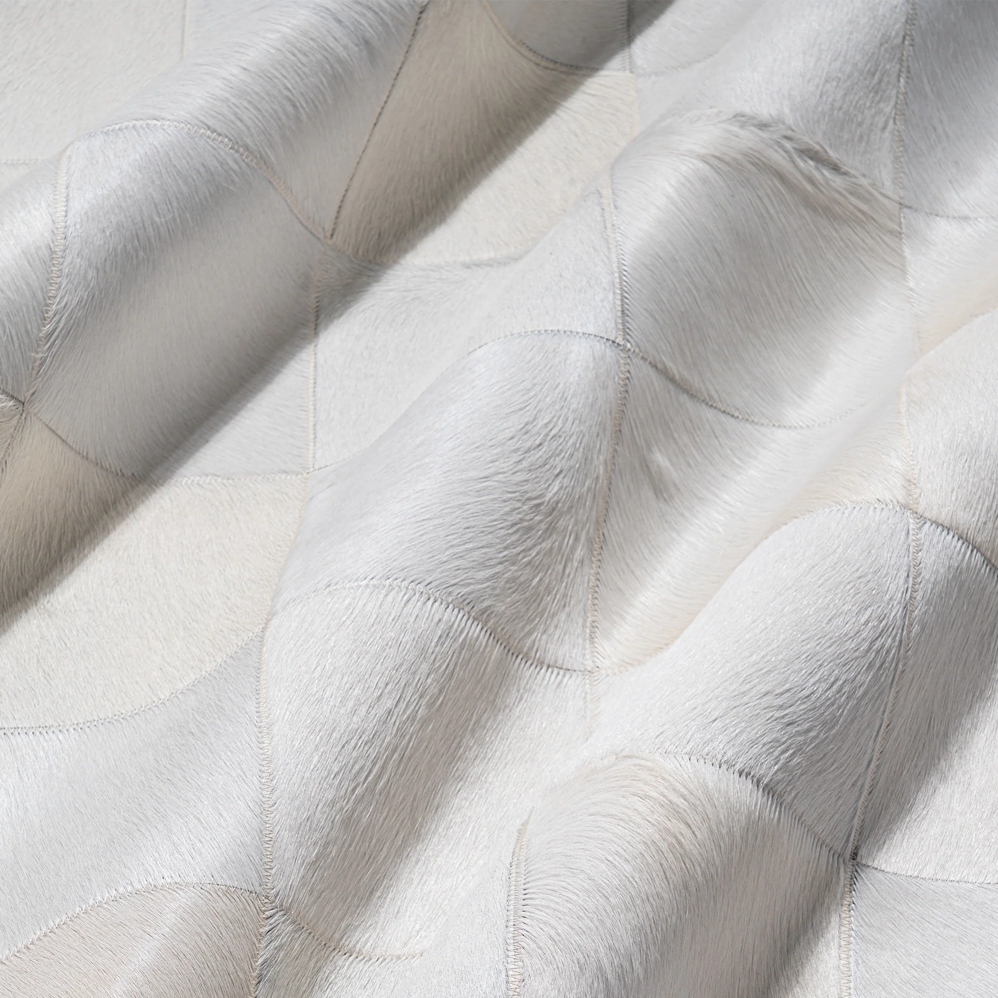 Rhodes White Cowhide Rug - Image 10