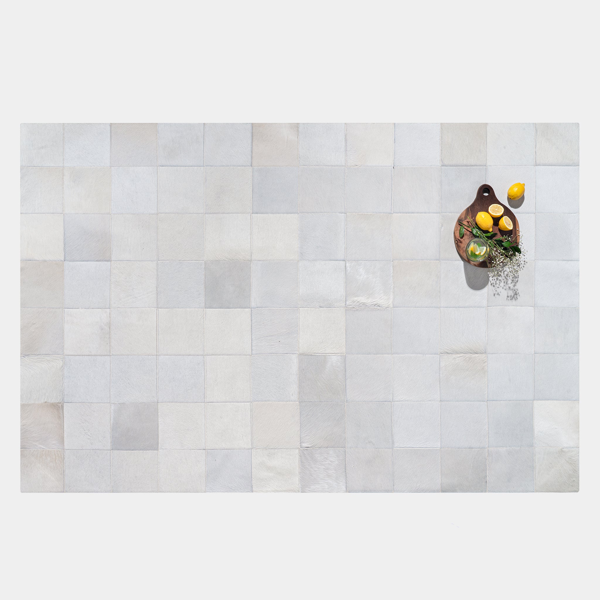 Rhodes White Cowhide Rug - Image 11