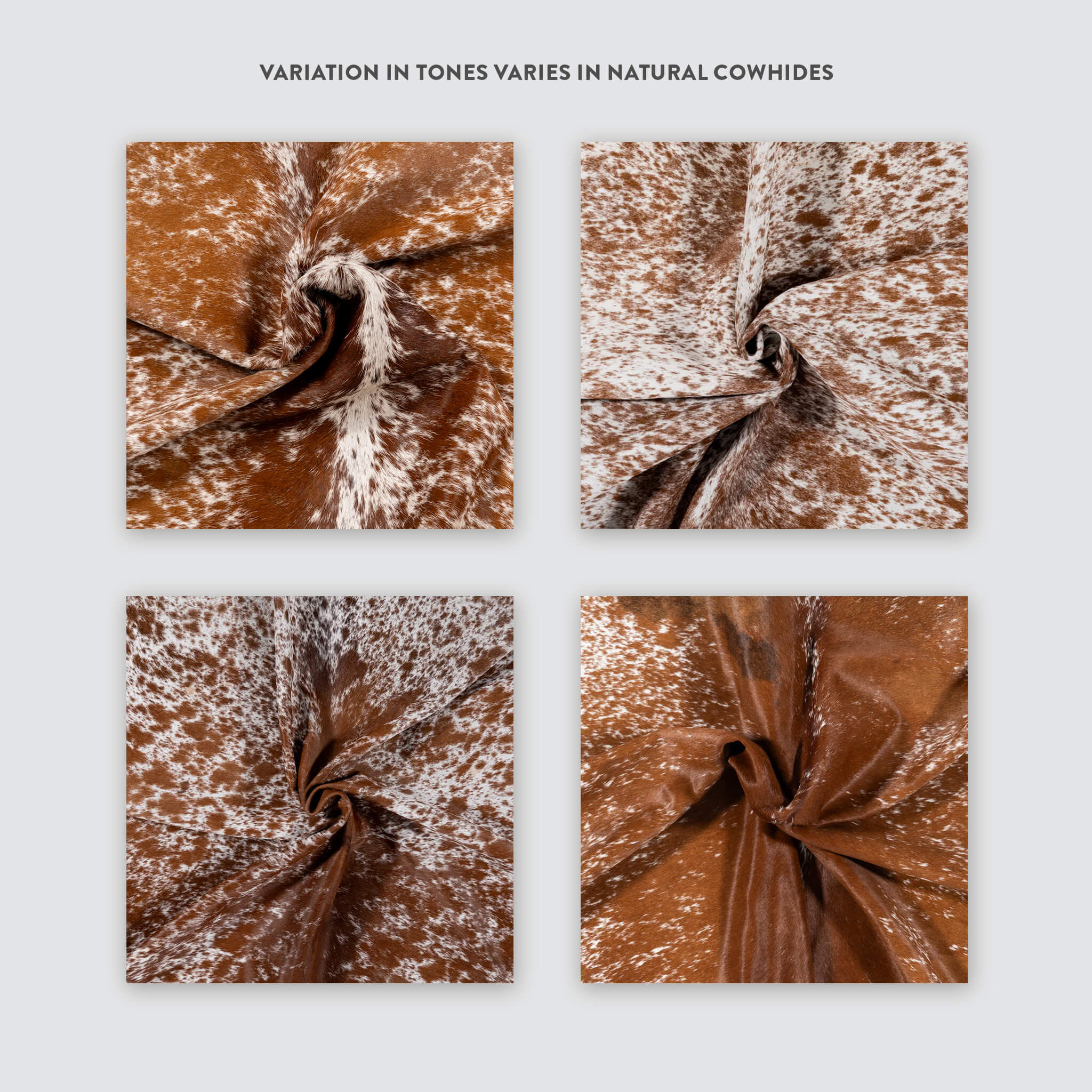 Brown Salt and Pepper Cowhide Rug - Image 12