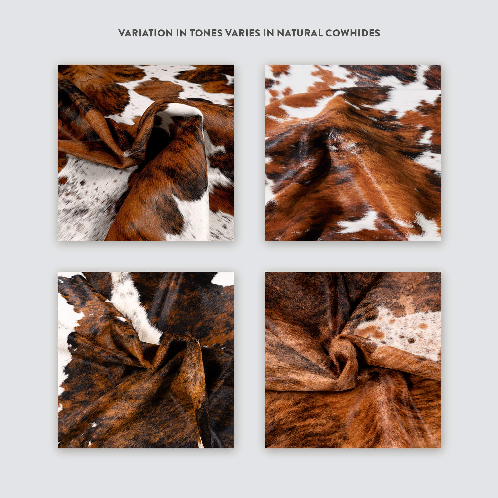 Tricolor Cowhide Rug - Image 15