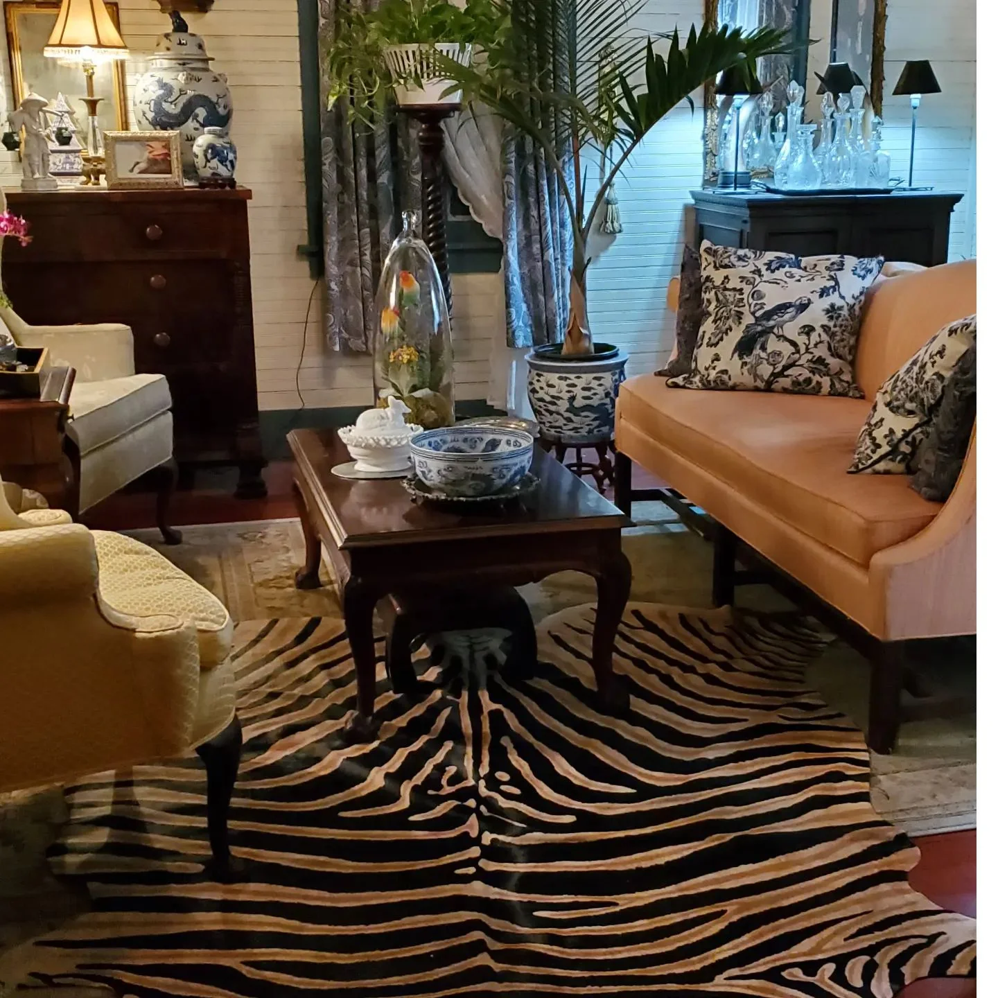 Zebra Safari Cowhide Rug - Image 12